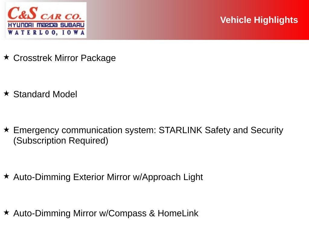 2024 Subaru Crosstrek