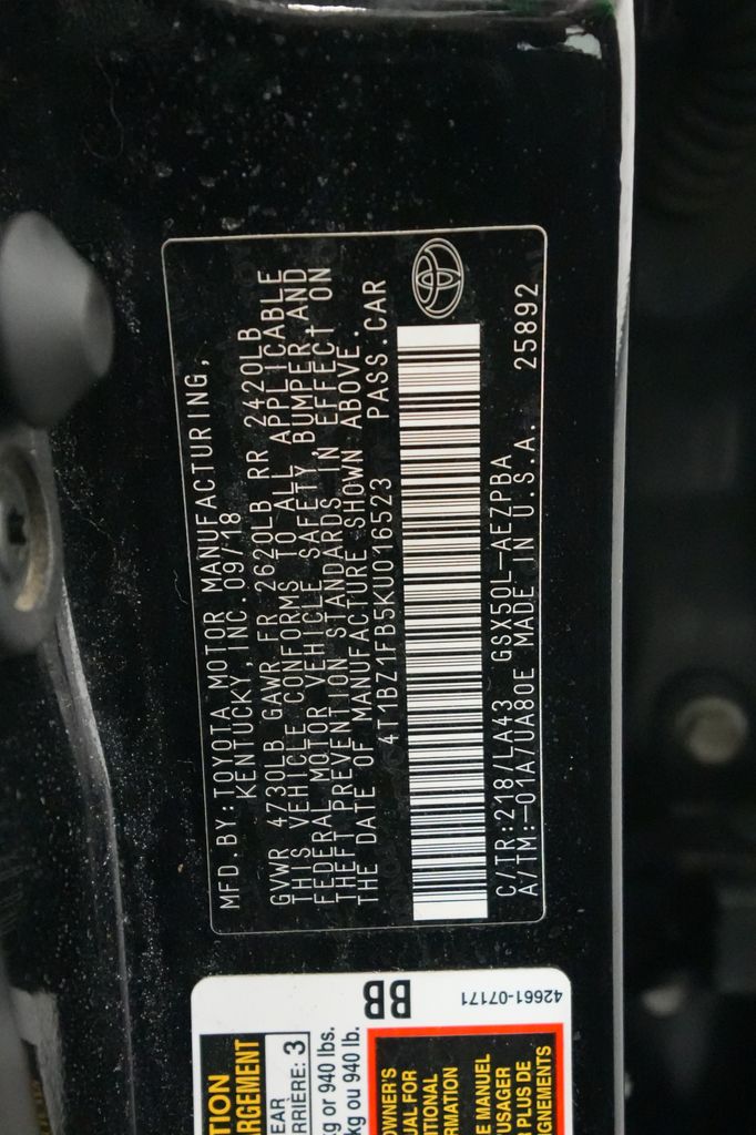 2019 Toyota Avalon