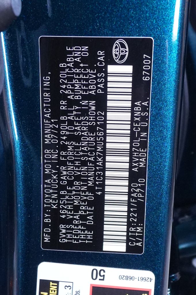 2021 Toyota Camry Hybrid