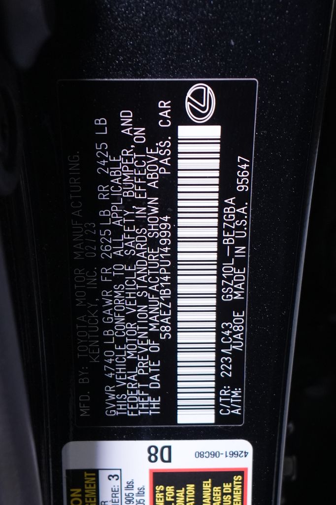 2023 Lexus ES