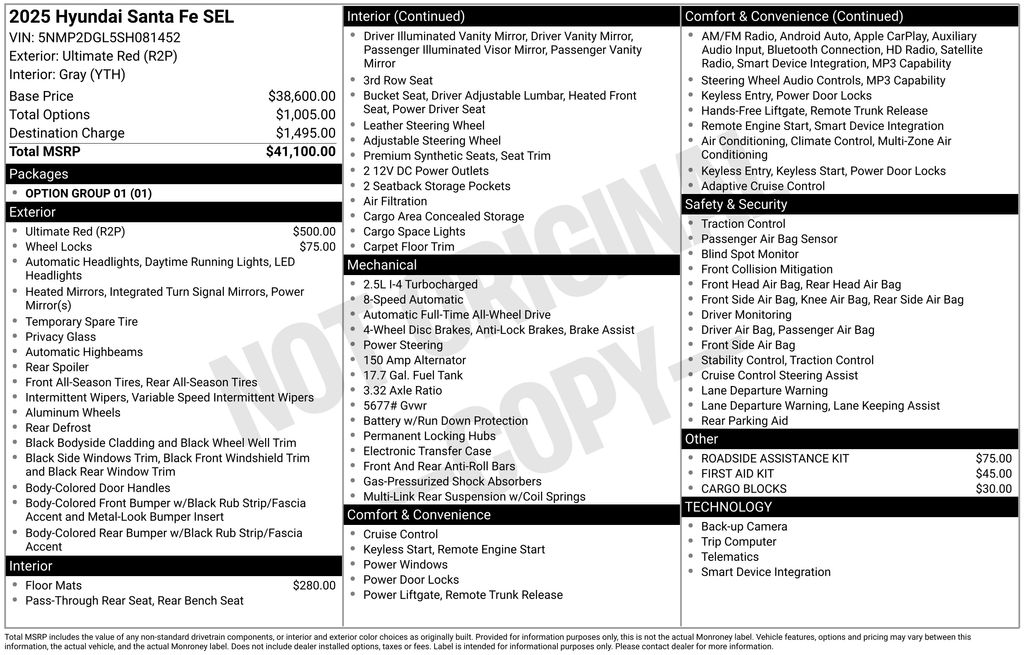 2025 Hyundai Santa Fe