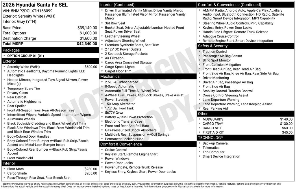 2026 Hyundai Santa Fe