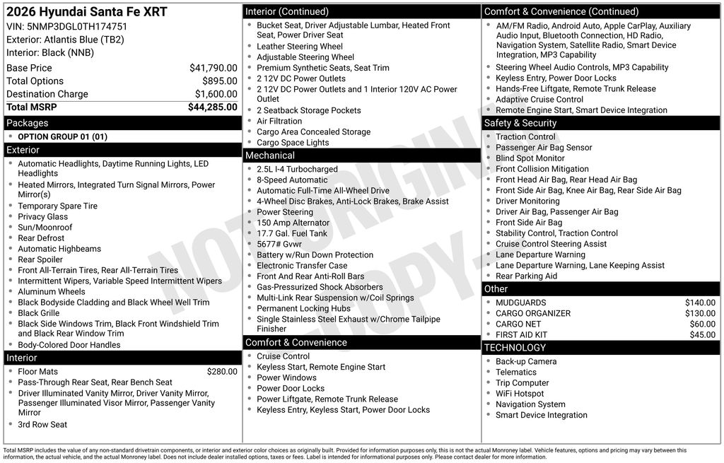 2026 Hyundai Santa Fe
