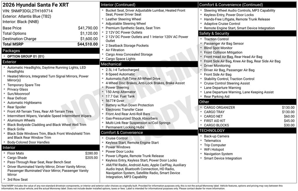 2026 Hyundai Santa Fe