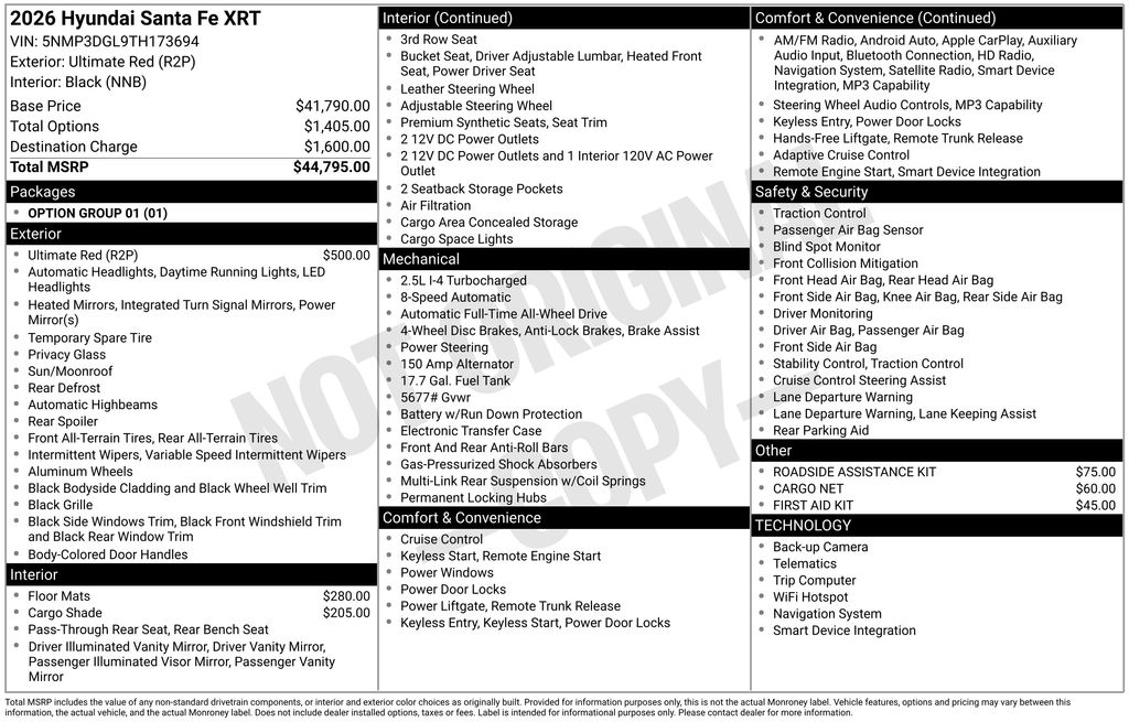 2026 Hyundai Santa Fe