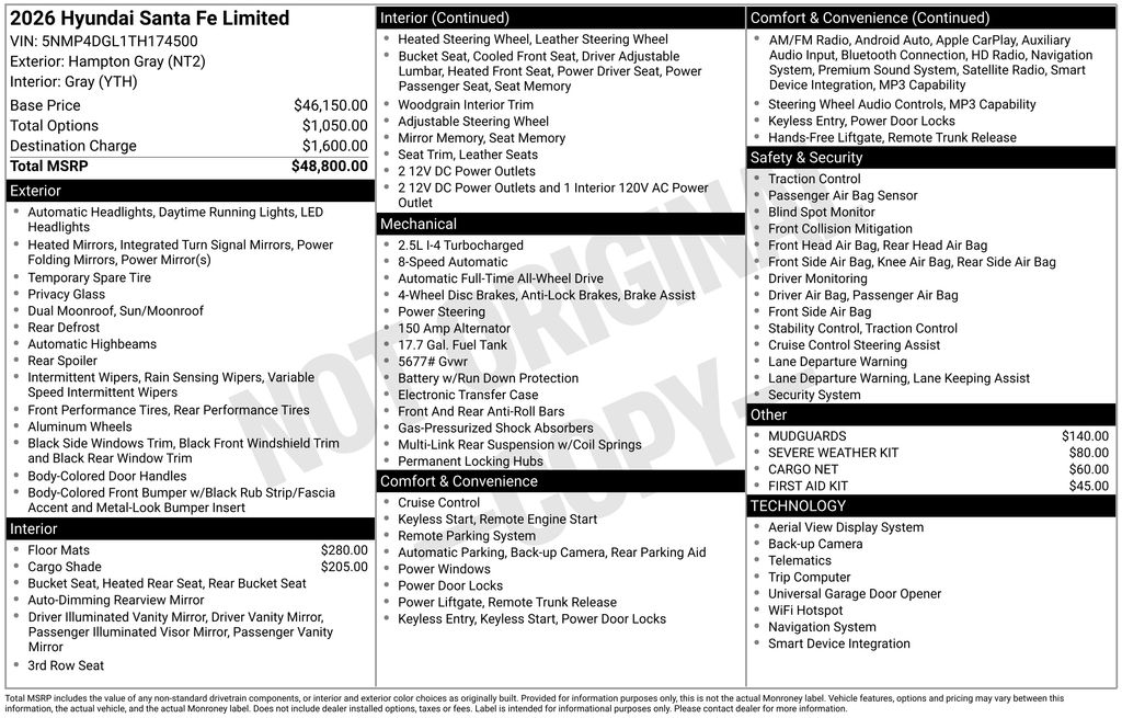 2026 Hyundai Santa Fe