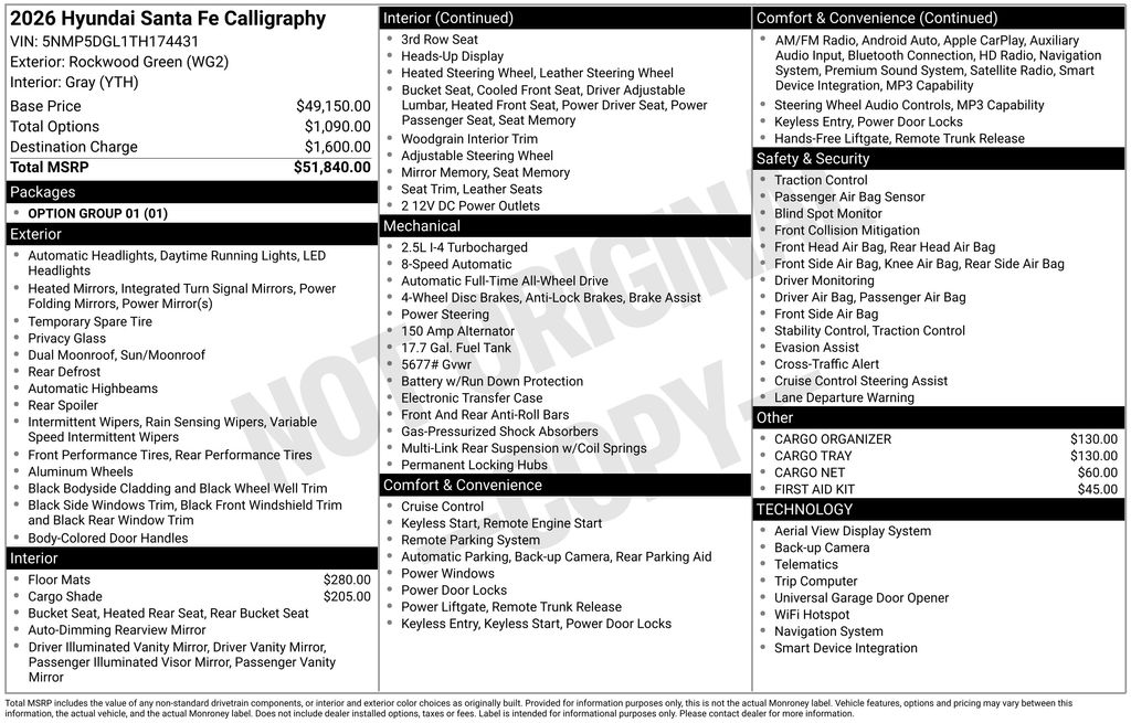 2026 Hyundai Santa Fe