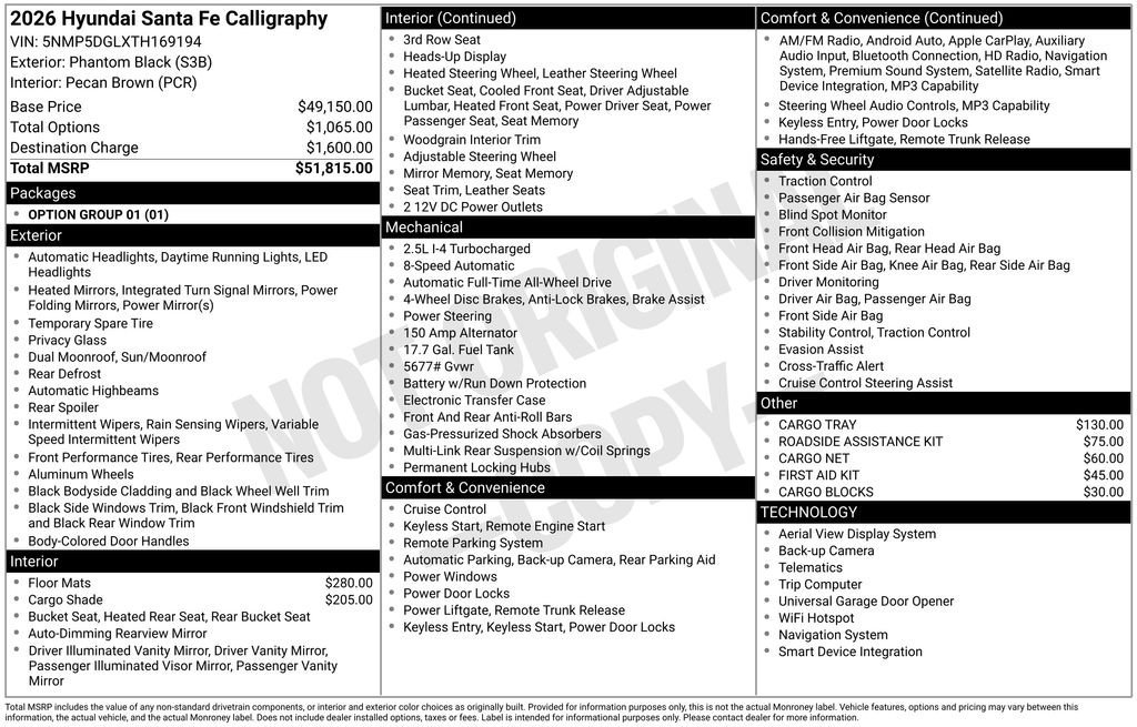 2026 Hyundai Santa Fe