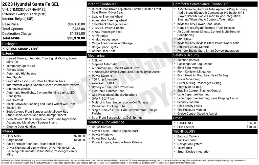 2023 Hyundai Santa Fe