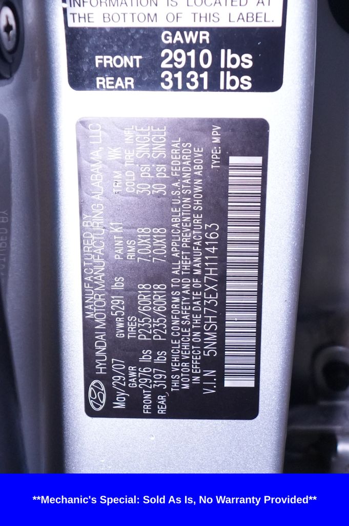 2007 Hyundai Santa Fe