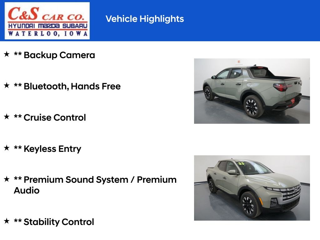 2025 Hyundai Santa Cruz