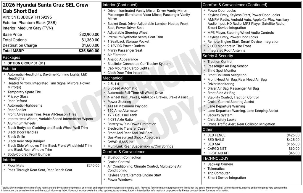 2026 Hyundai Santa Cruz