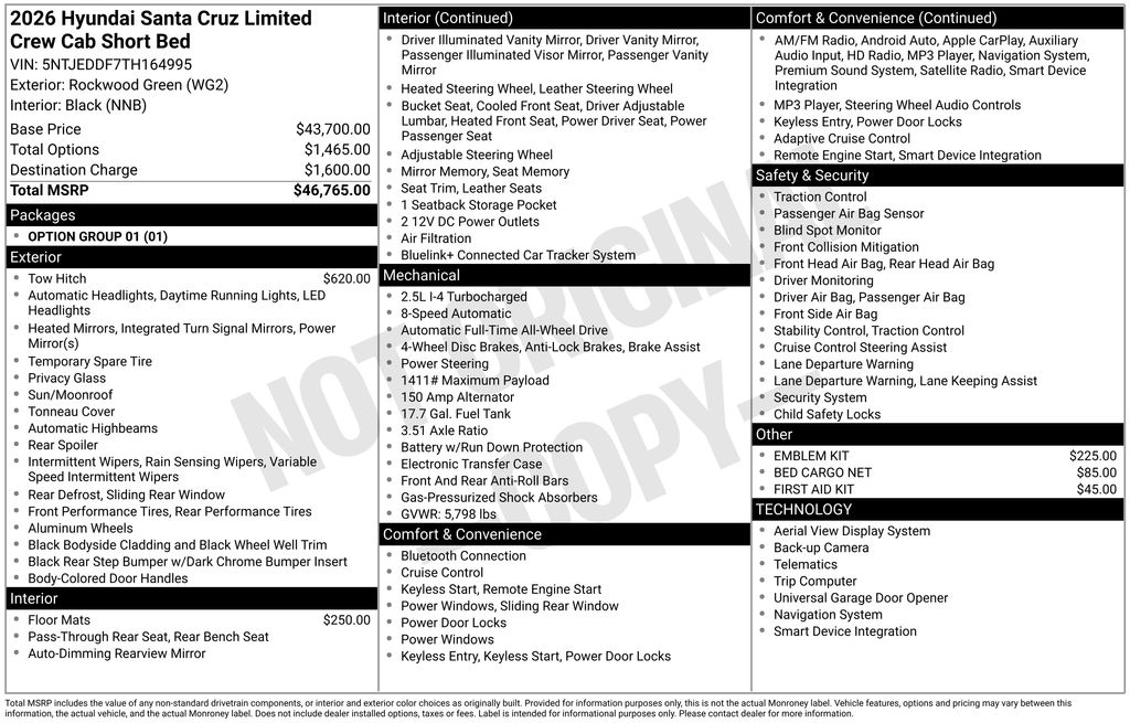 2026 Hyundai Santa Cruz