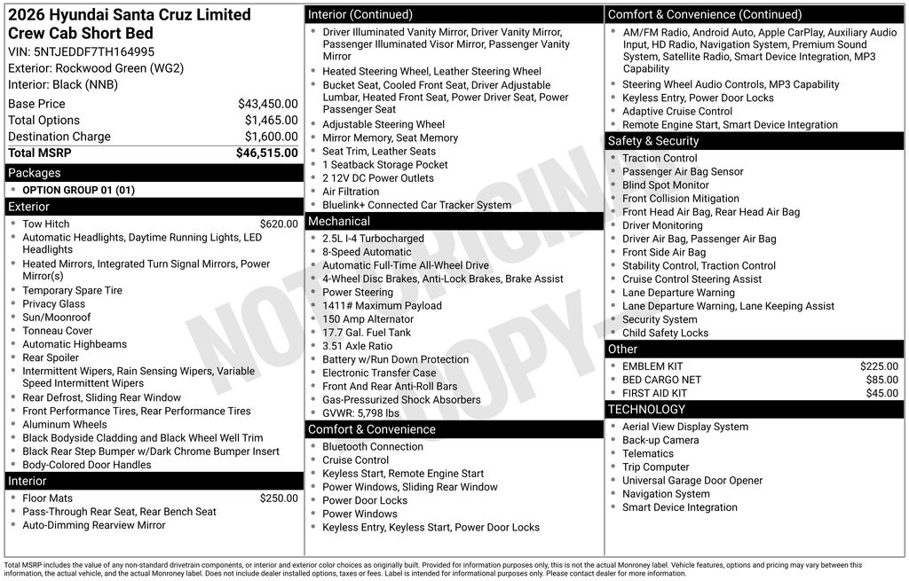 2026 Hyundai Santa Cruz