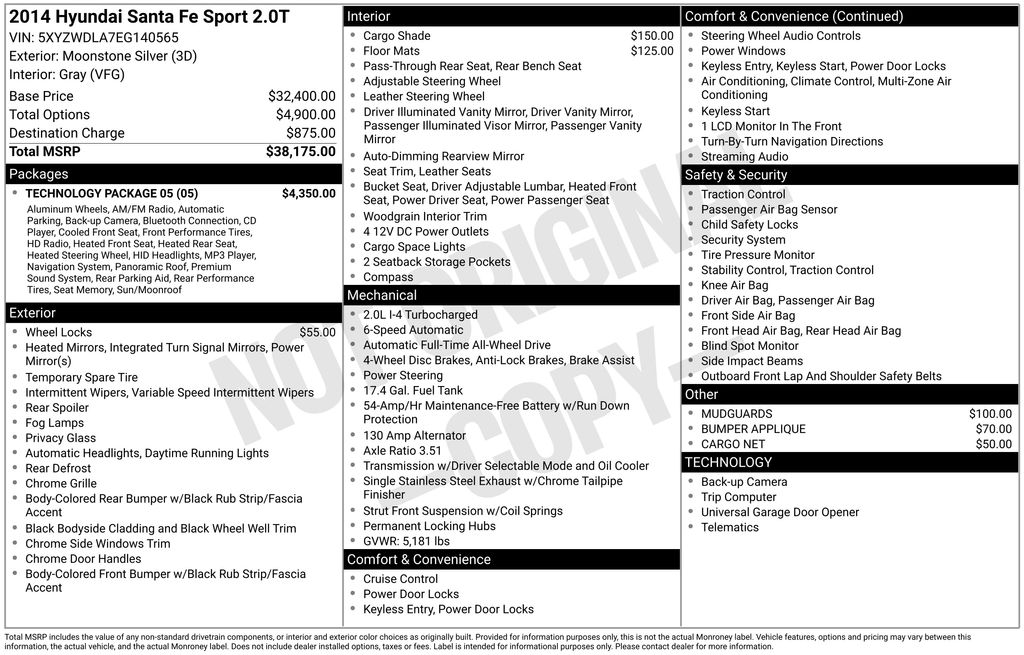 2014 Hyundai Santa Fe Sport