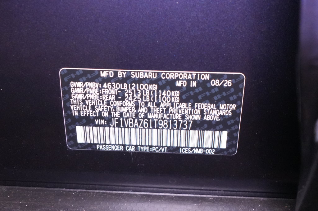 2026 Subaru WRX