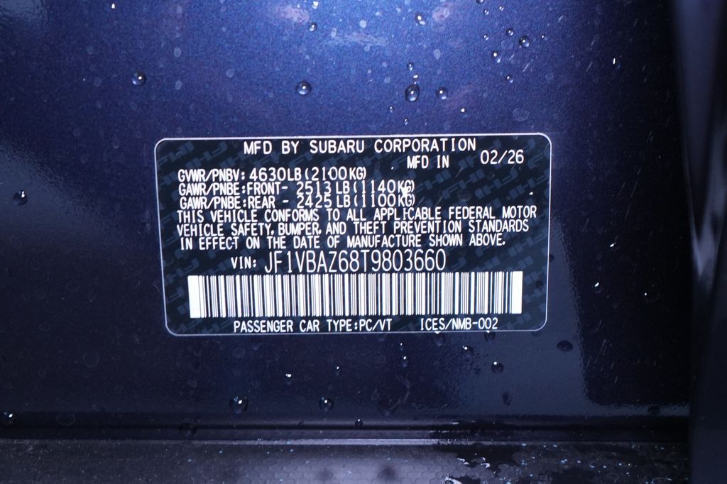 2026 Subaru WRX