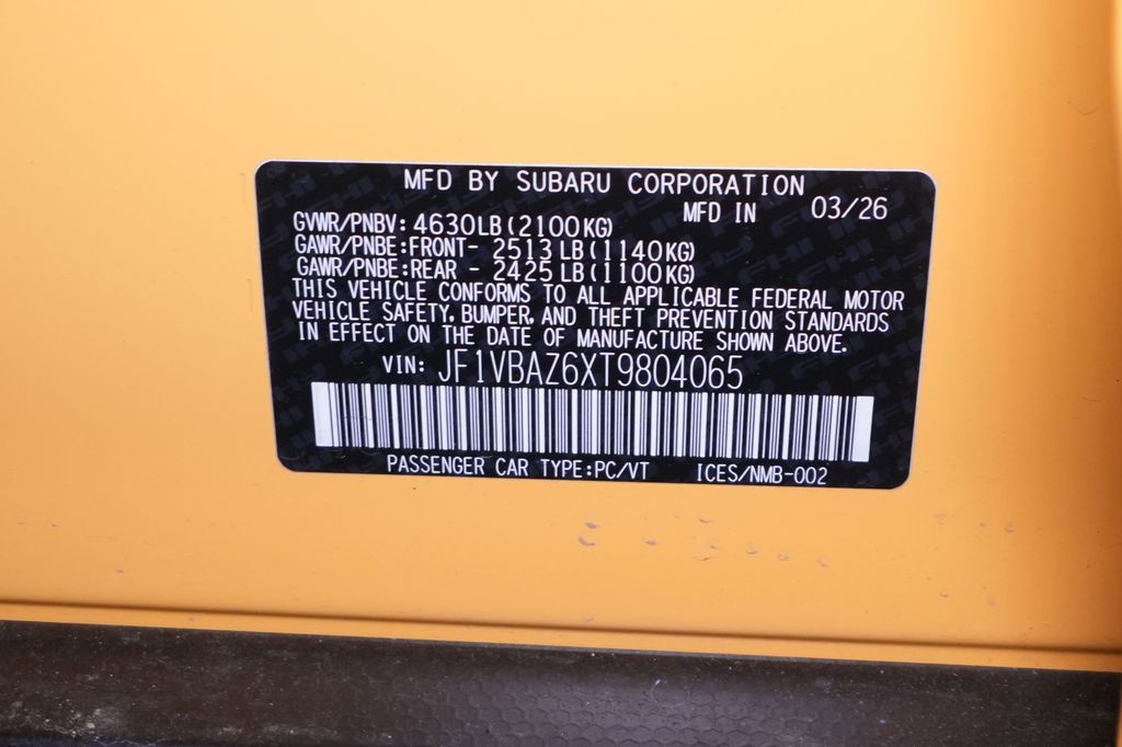 2026 Subaru WRX