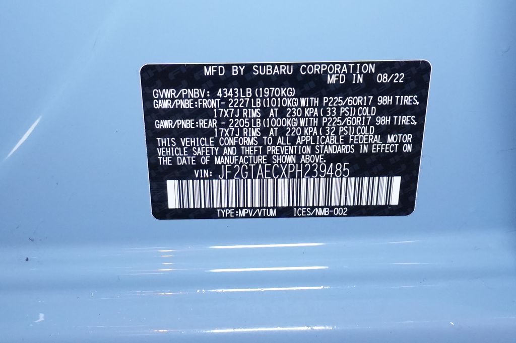 2023 Subaru Crosstrek