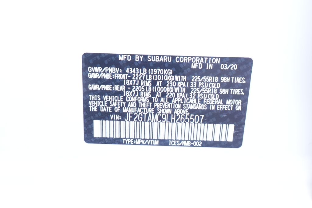 2020 Subaru Crosstrek