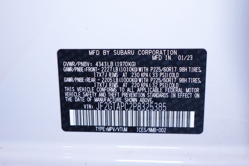 2023 Subaru Crosstrek