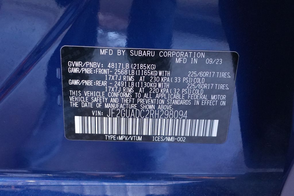 2024 Subaru Crosstrek