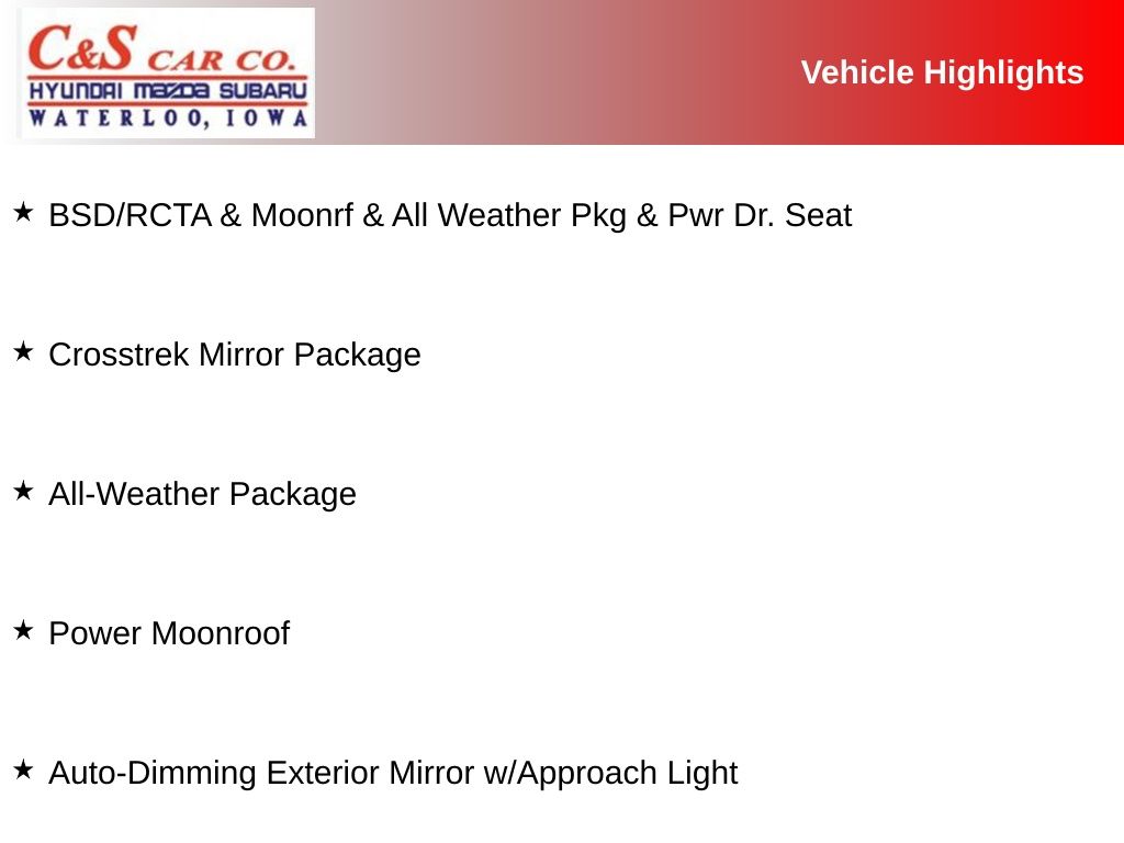 2024 Subaru Crosstrek