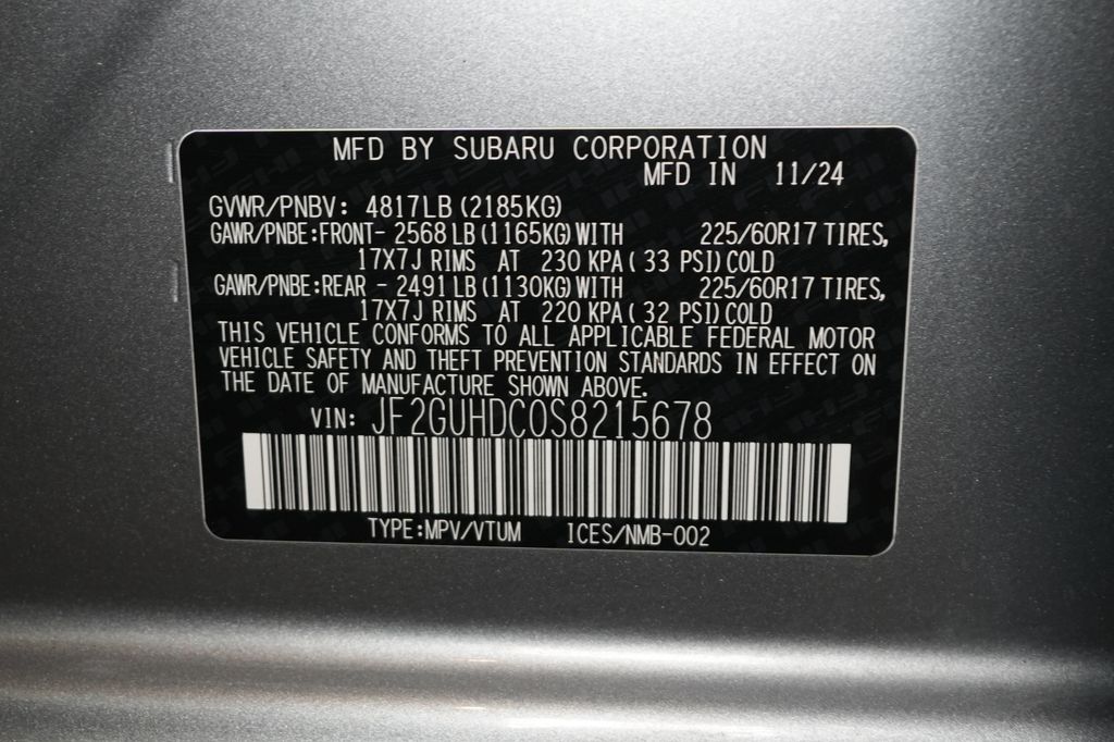 2025 Subaru Crosstrek