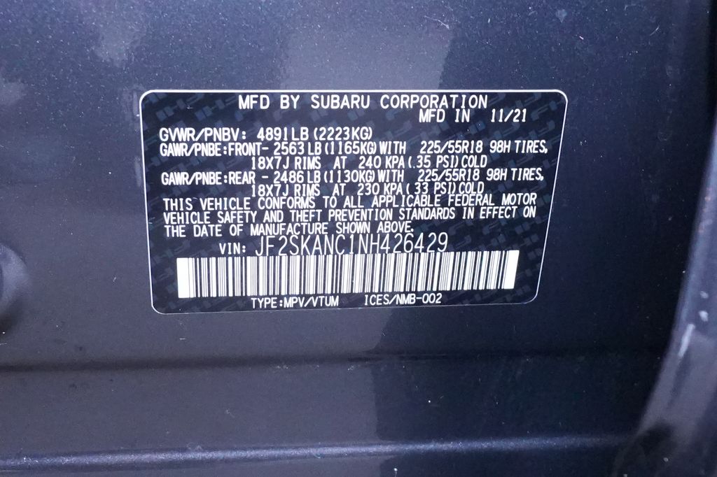 2022 Subaru Forester