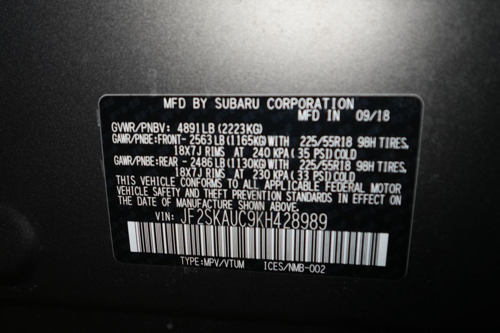 2019 Subaru Forester