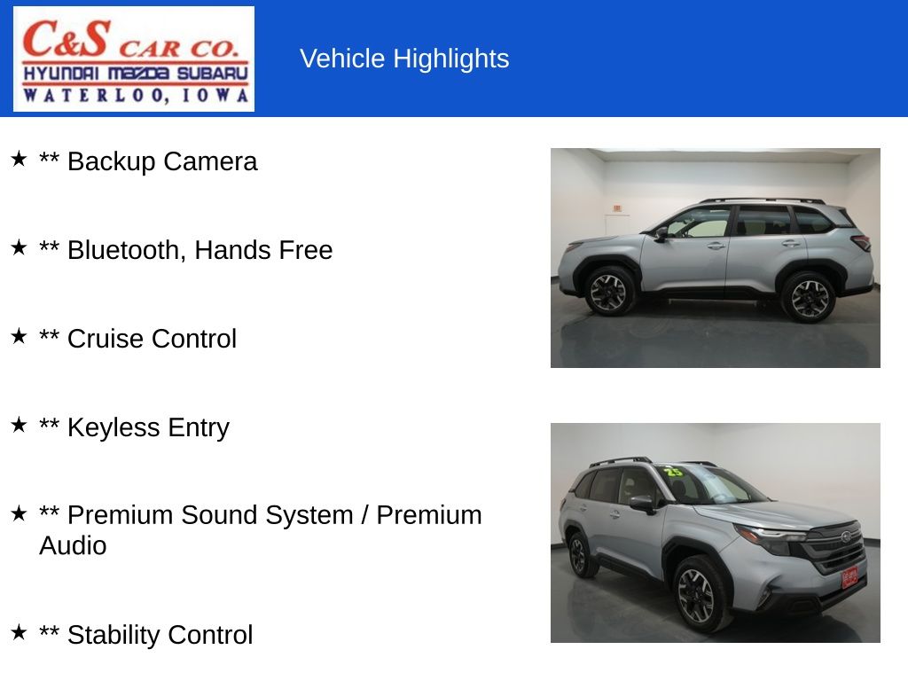 2025 Subaru Forester