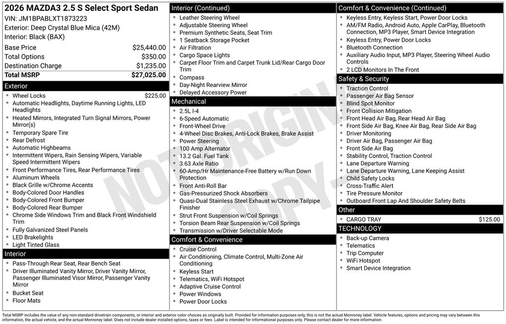 2026 Mazda Mazda3