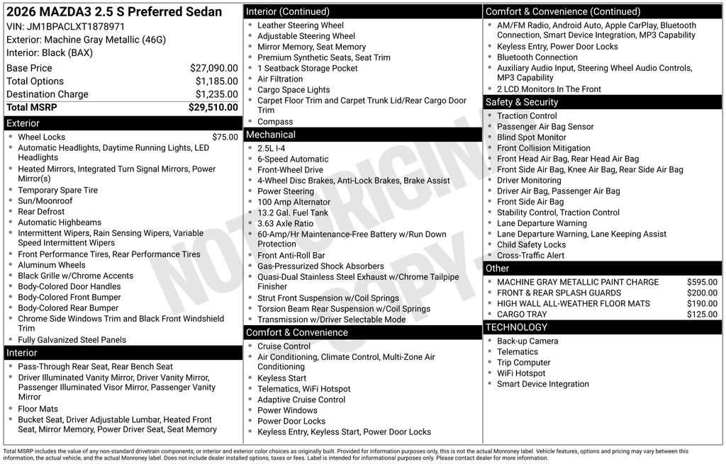 2026 Mazda Mazda3