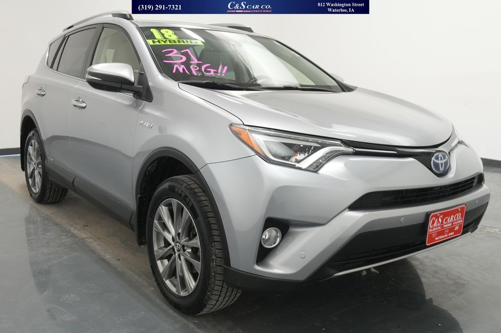 Used 2018 Toyota RAV4 Hybrid Limited SUVs