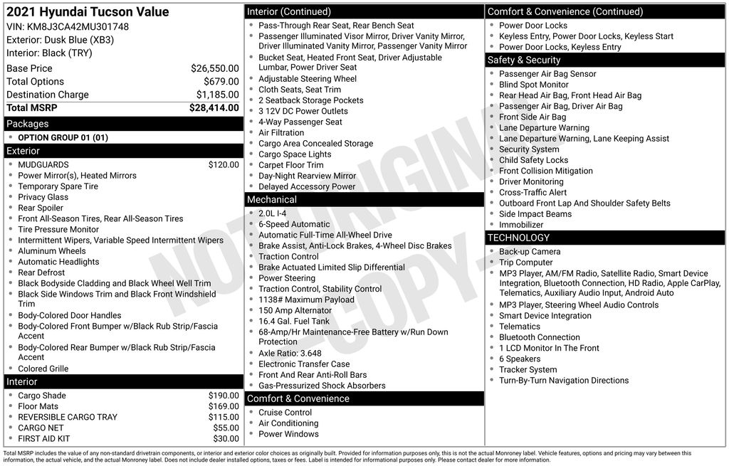 2021 Hyundai Tucson