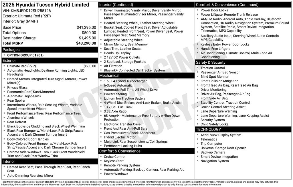 2025 Hyundai Tucson Hybrid