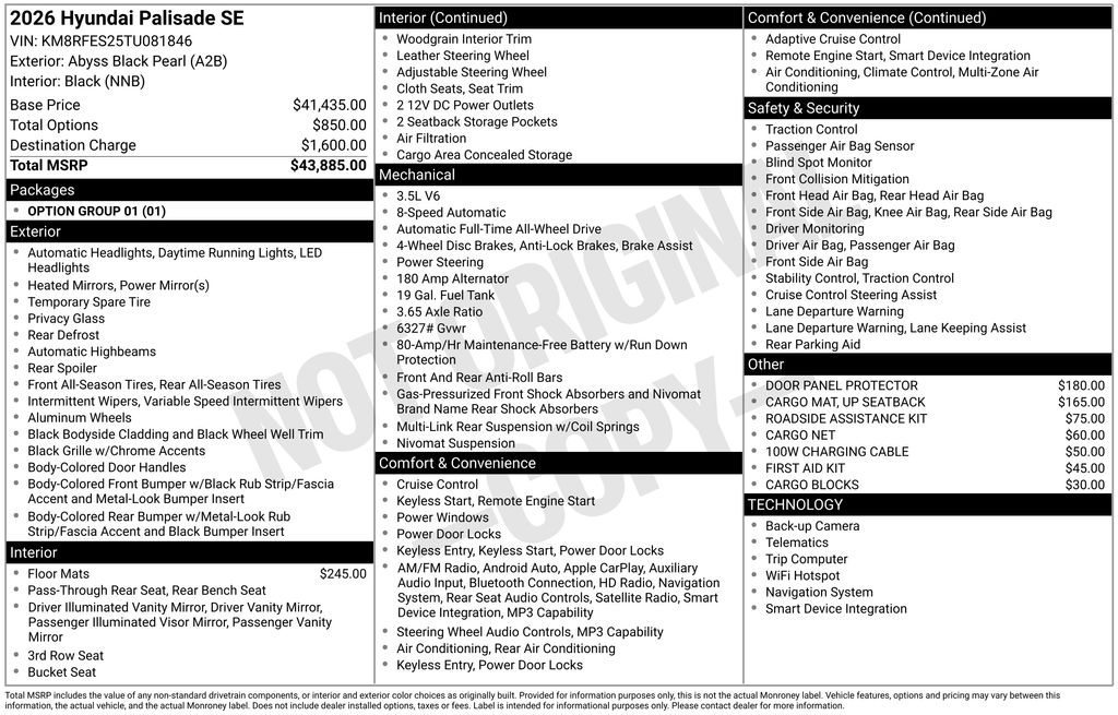 2026 Hyundai Palisade