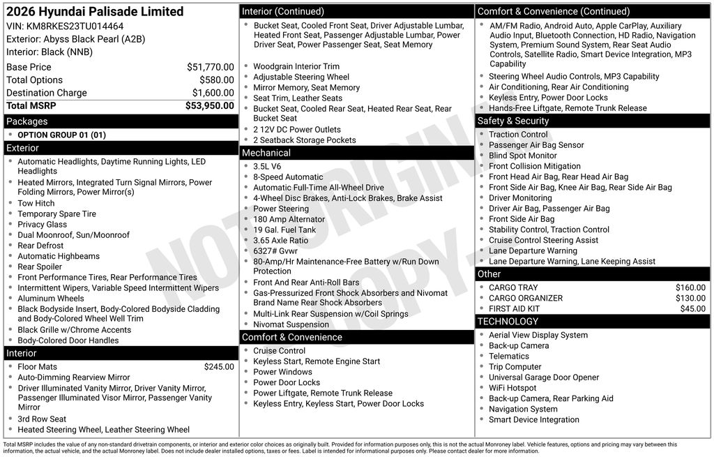 2026 Hyundai Palisade