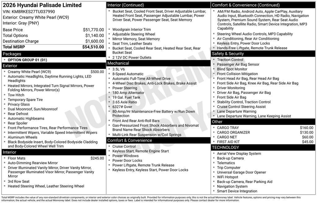 2026 Hyundai Palisade