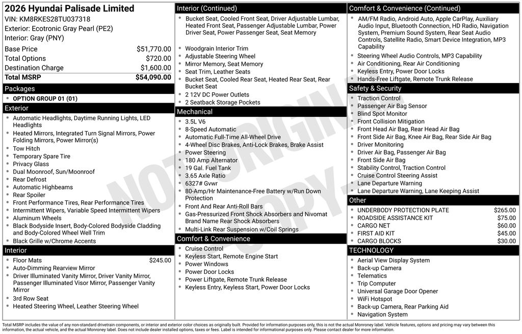 2026 Hyundai Palisade