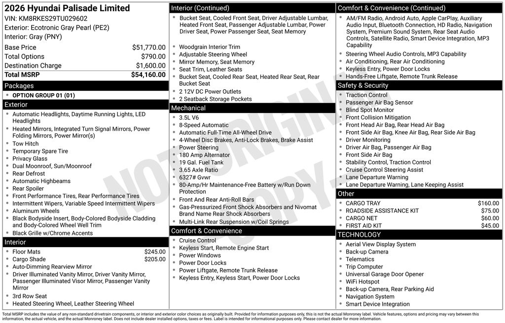 2026 Hyundai Palisade