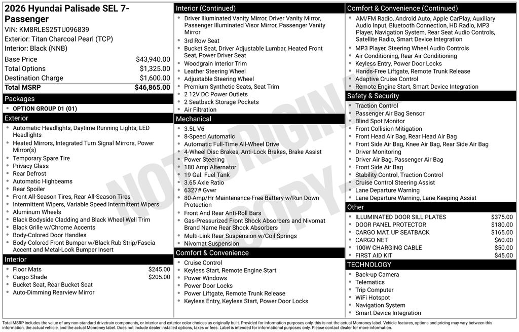 2026 Hyundai Palisade