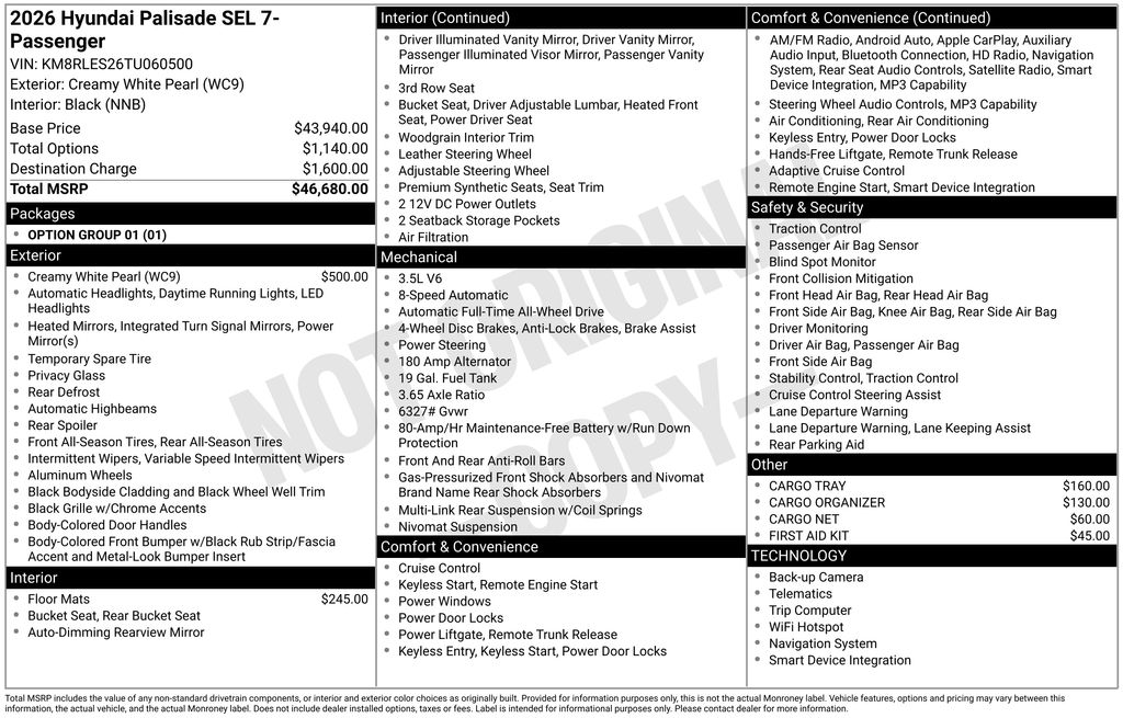 2026 Hyundai Palisade