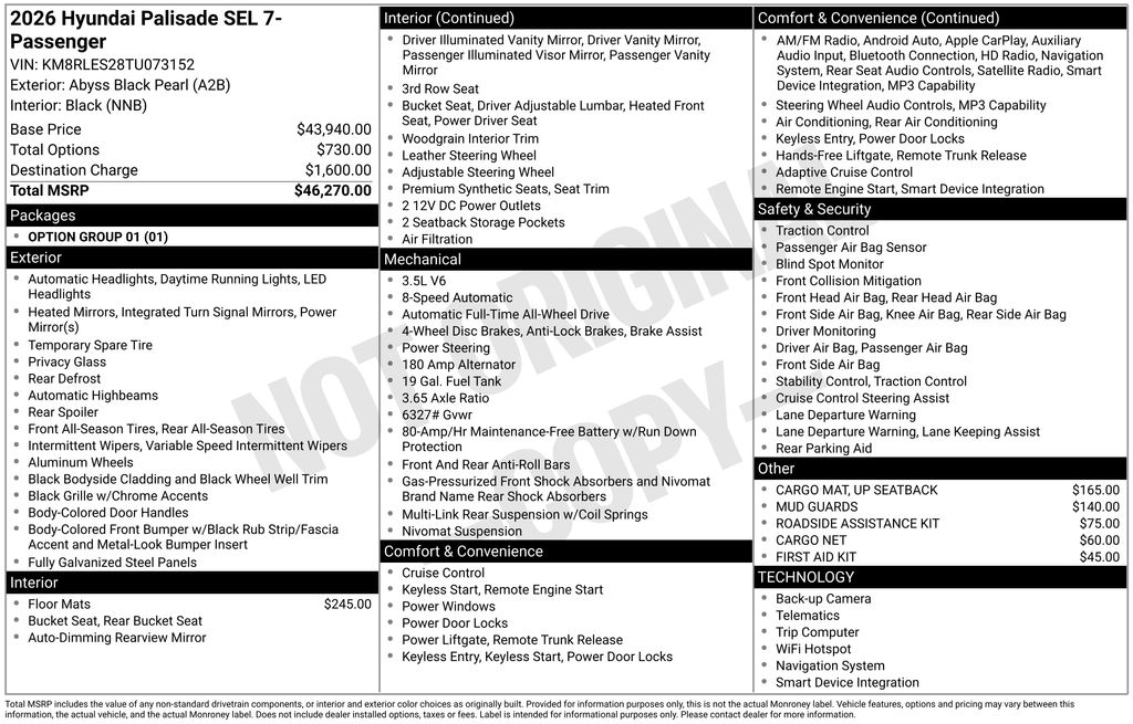 2026 Hyundai Palisade