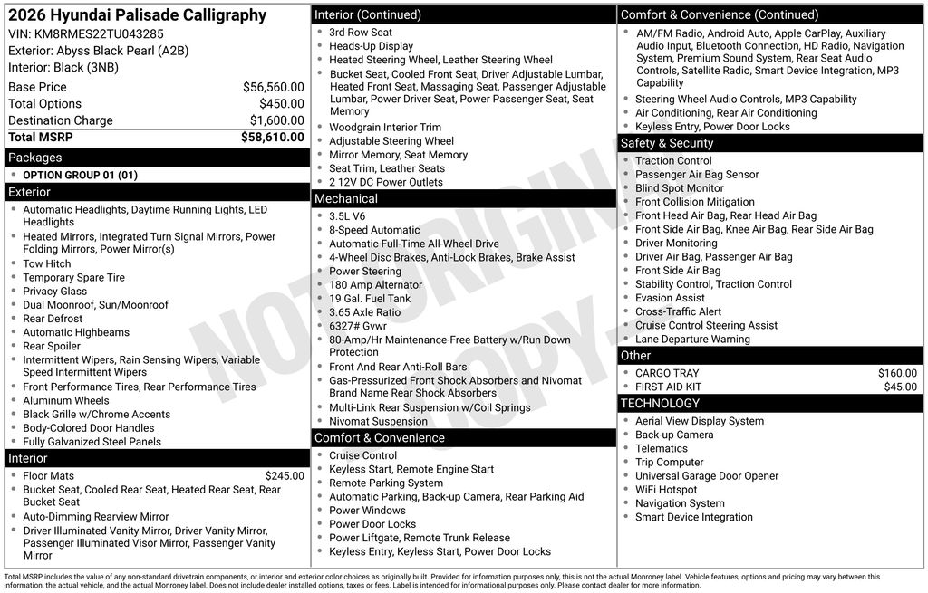 2026 Hyundai Palisade
