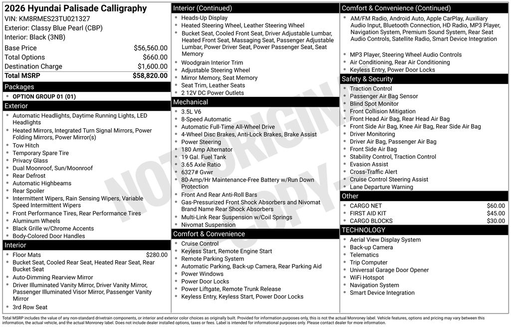 2026 Hyundai Palisade
