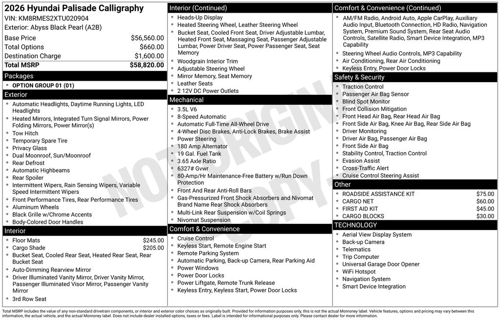 2026 Hyundai Palisade