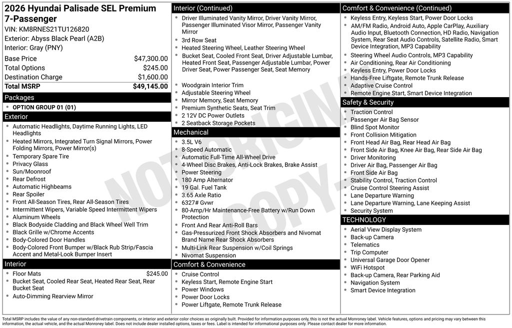 2026 Hyundai Palisade