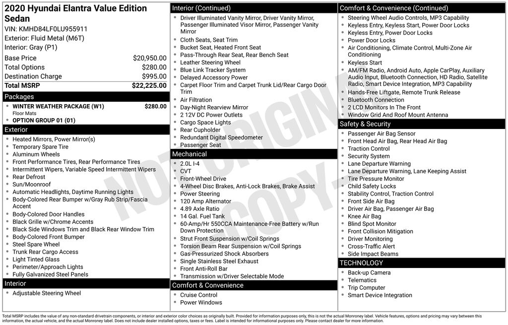 2020 Hyundai Elantra
