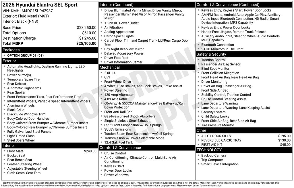 2025 Hyundai Elantra